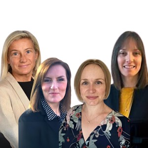 Sophie O’Sullivan, Vickie Murdie, Anne-Lise Scaillierez & Louisa Smith: Speaking at the Helitech Expo